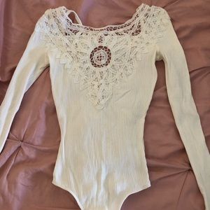 pacsun white body suit